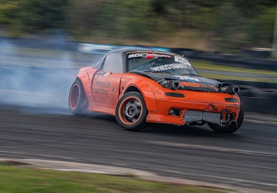 a race car on a track
