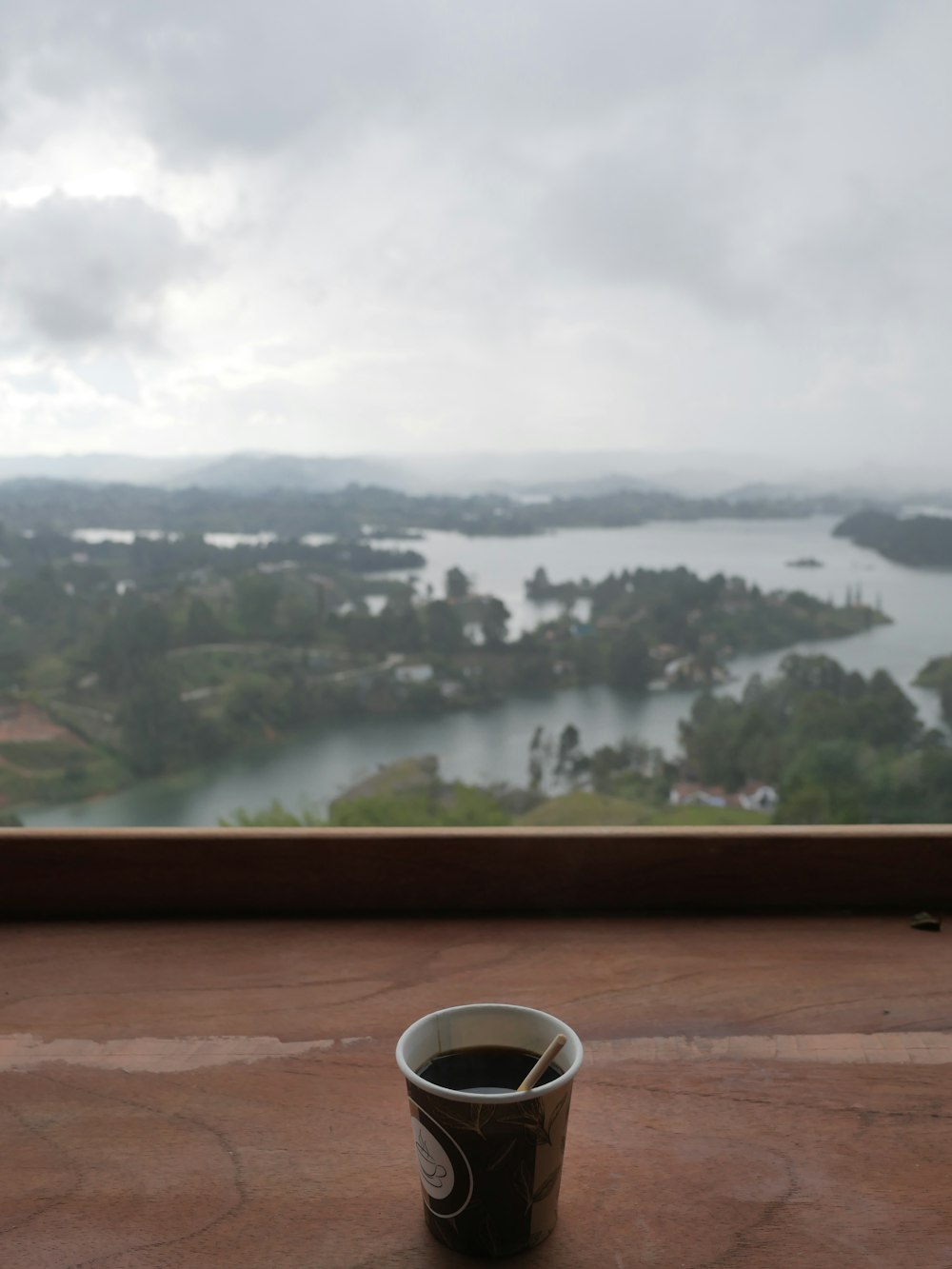 a cup on a table