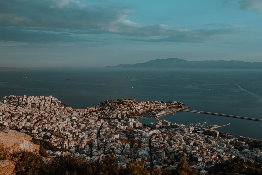 Eine Stadt am Wasser