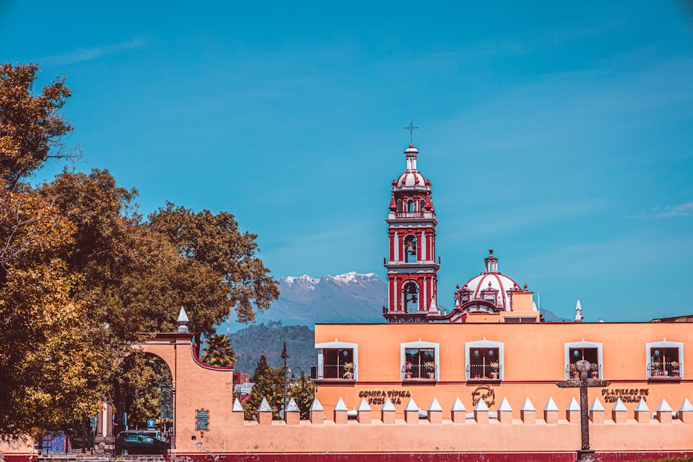 a building with a tower