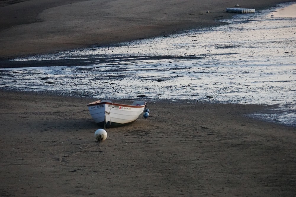 a boat on the beach