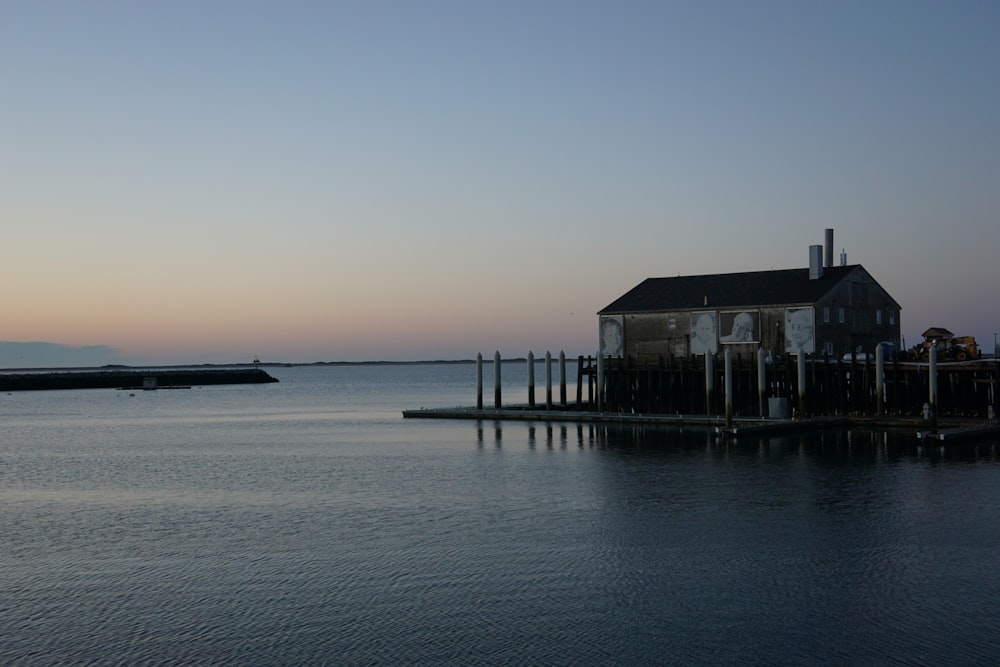 a house on a dock