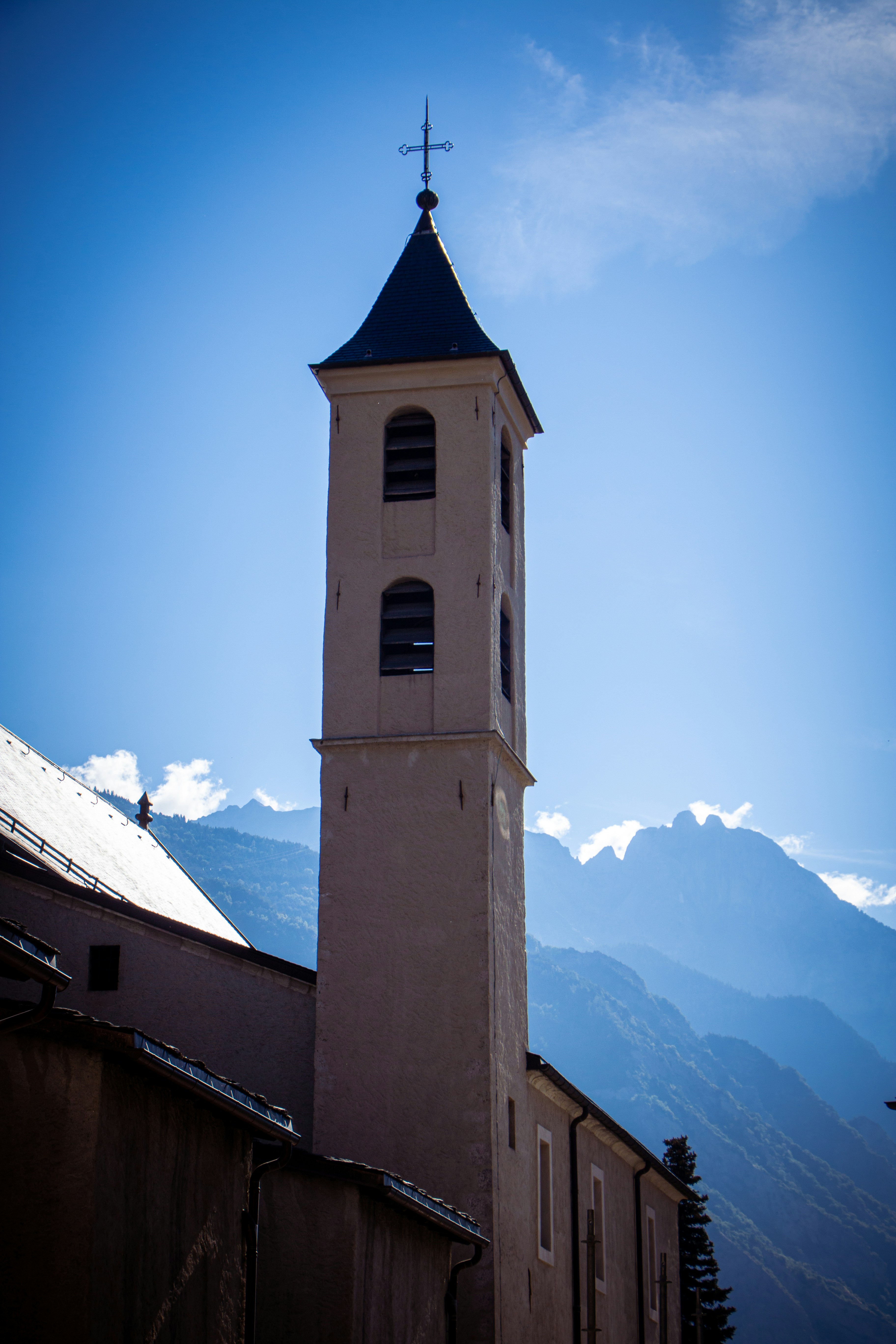 a building with a tower
