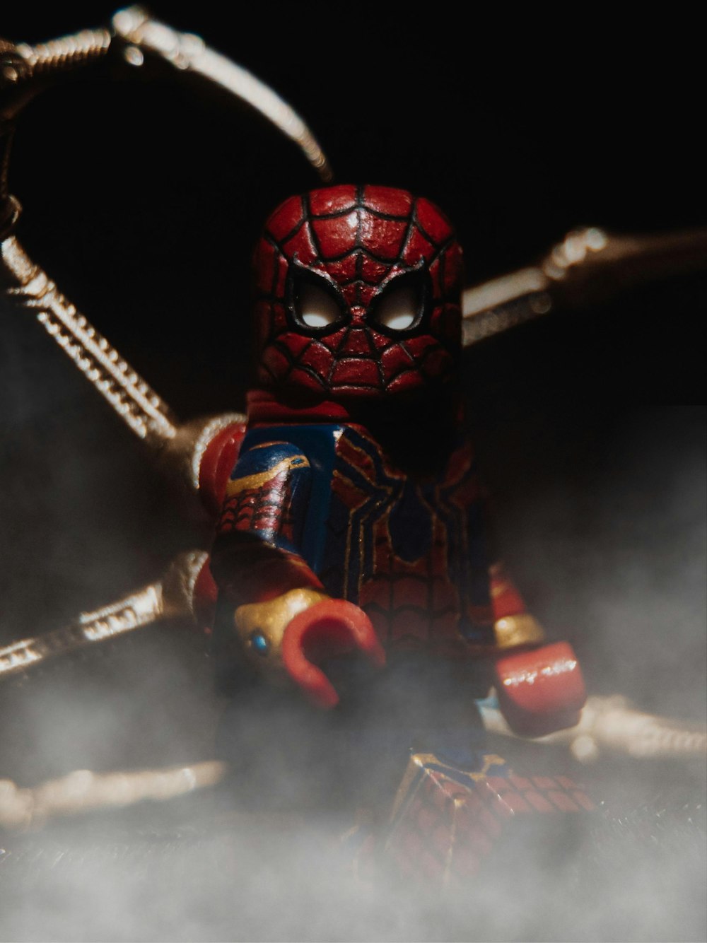 a toy figurine on a chain