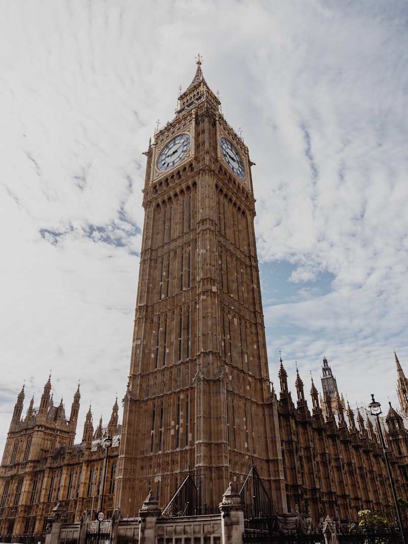 Elizabeth Tower and the Houses of Parliament in London