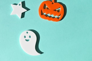 A welcoming contact page with festive Halloween decorations.