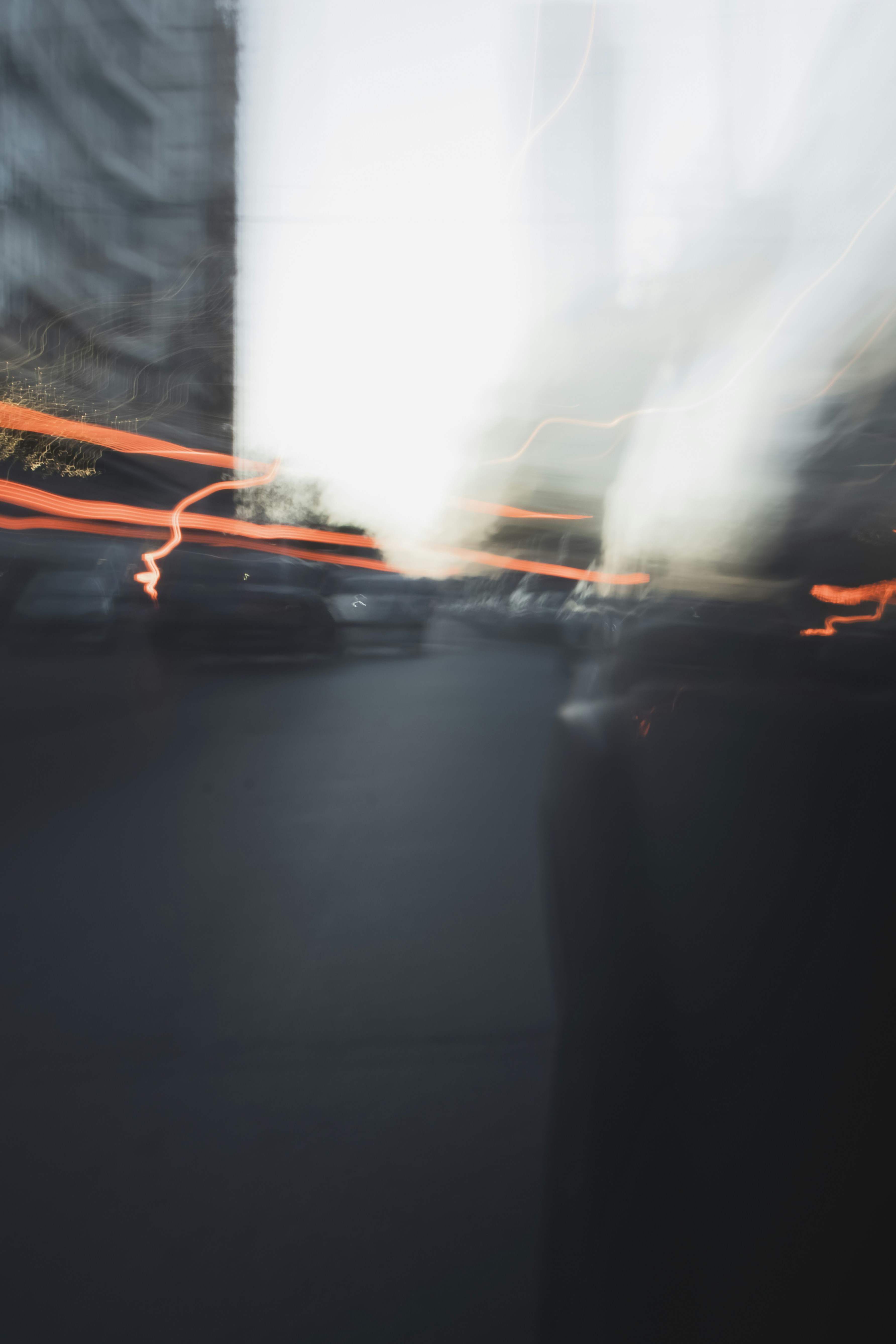 a blurry image of a car