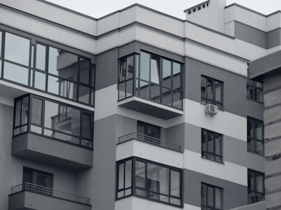 a building with balconies