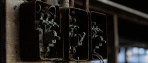 Close-up of a fuse box repair by a professional technician