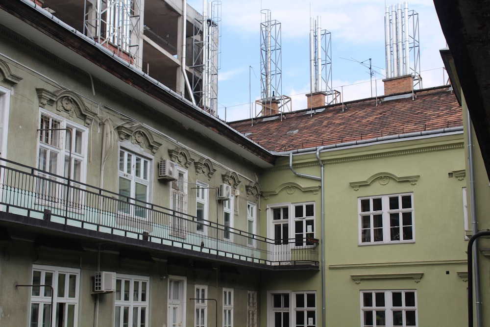 a building with a balcony