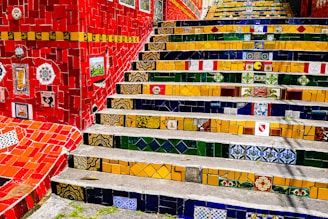 a wall with a mural