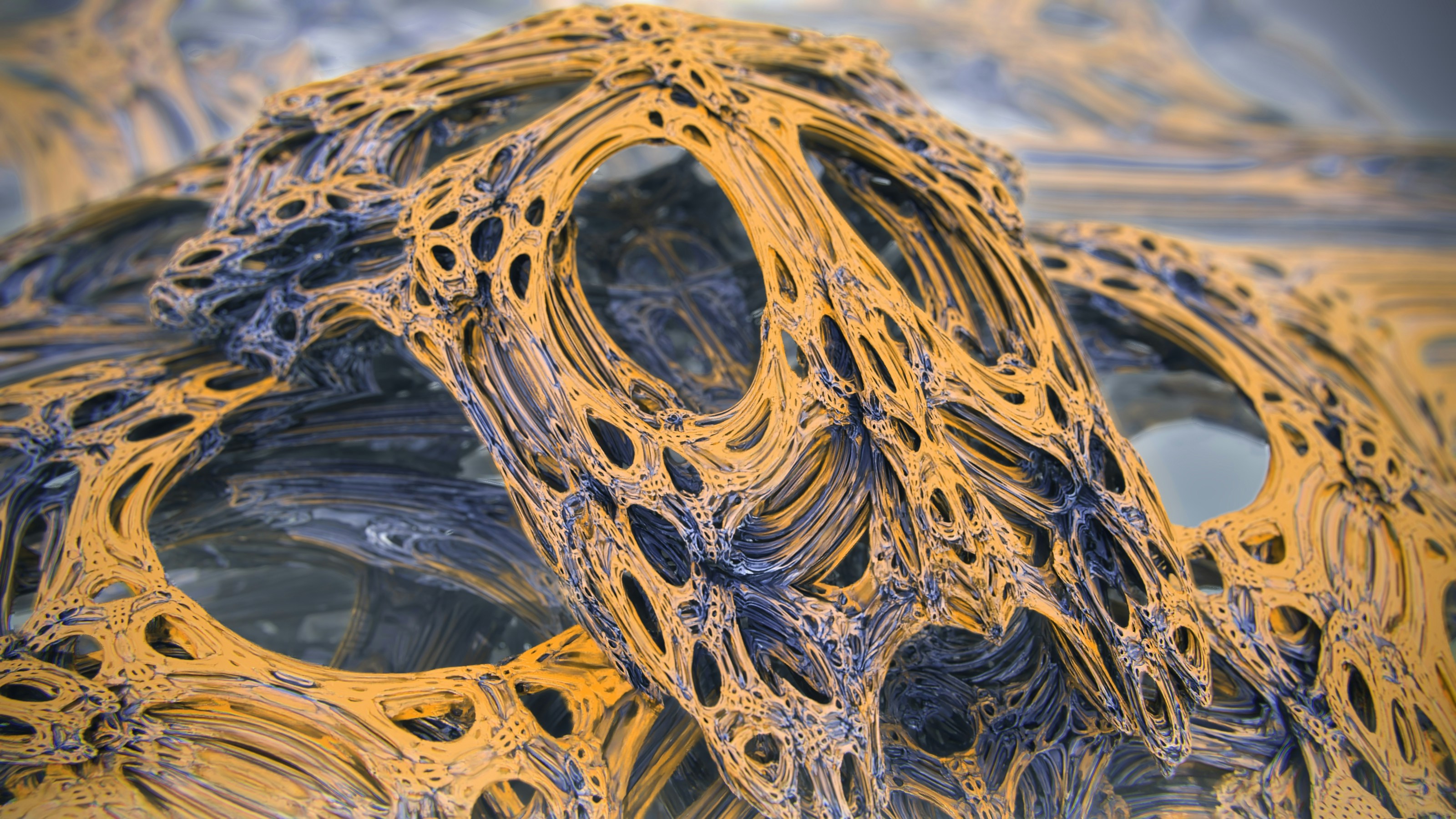 Nahaufnahme eines Schädels