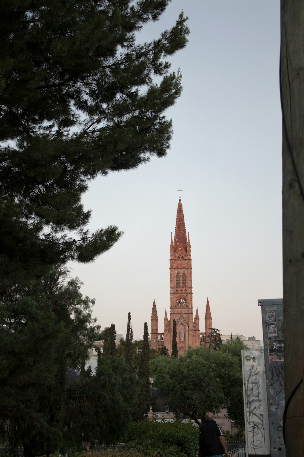 a tall building with a tower