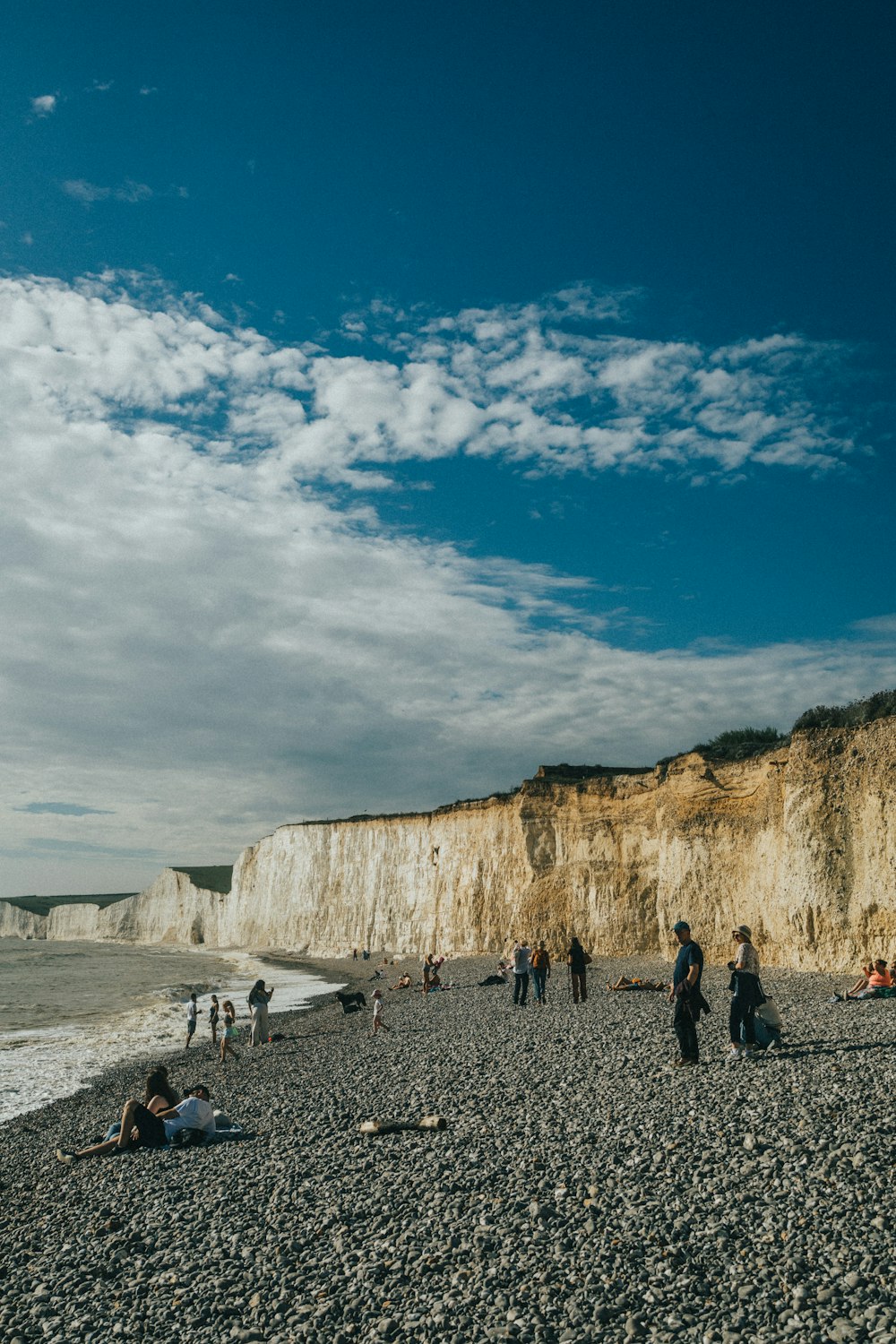 people on a beach