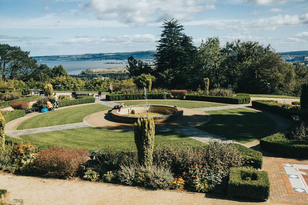 a large green landscape