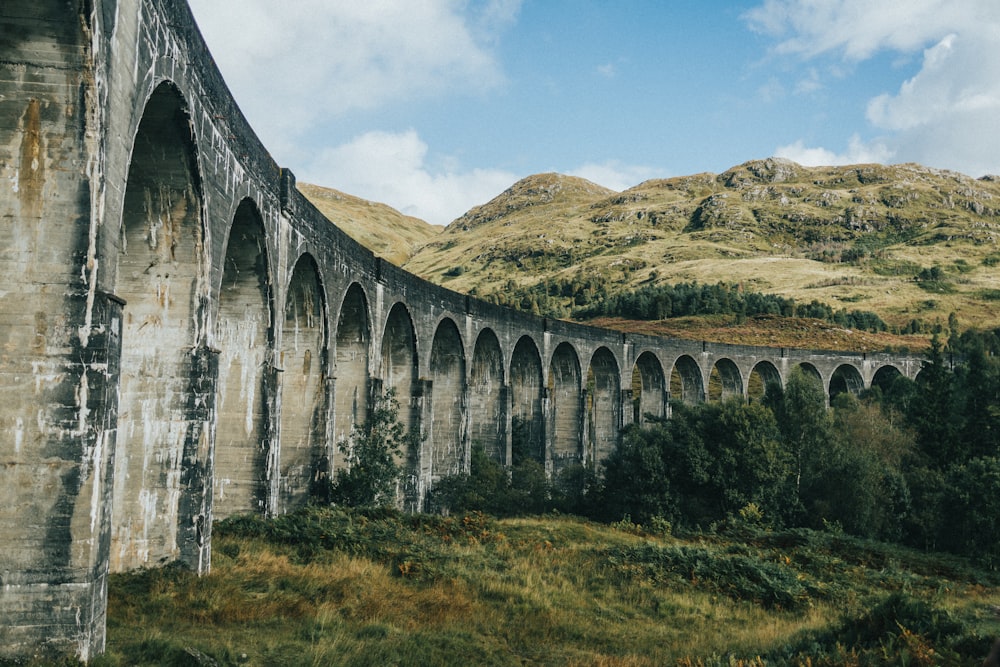 a large stone bridge