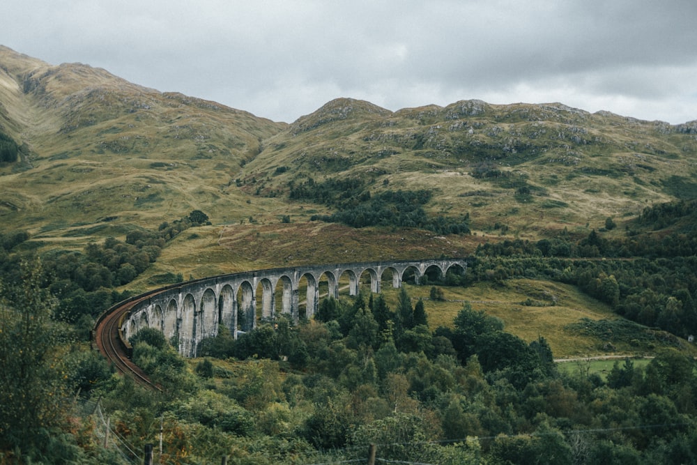 a bridge over a river