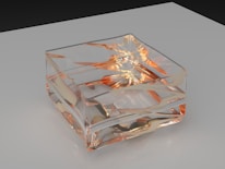 A vibrant epoxy resin table catching the light, showcasing swirling colors and smooth finish.