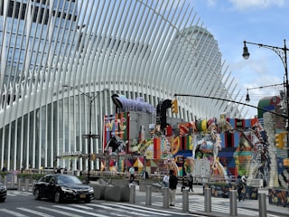 Public cultural spine area connecting different parts of the campus.