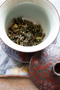 a bucket of marijuana