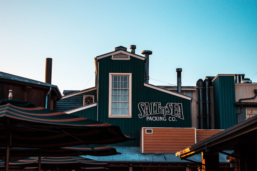 a row of buildings