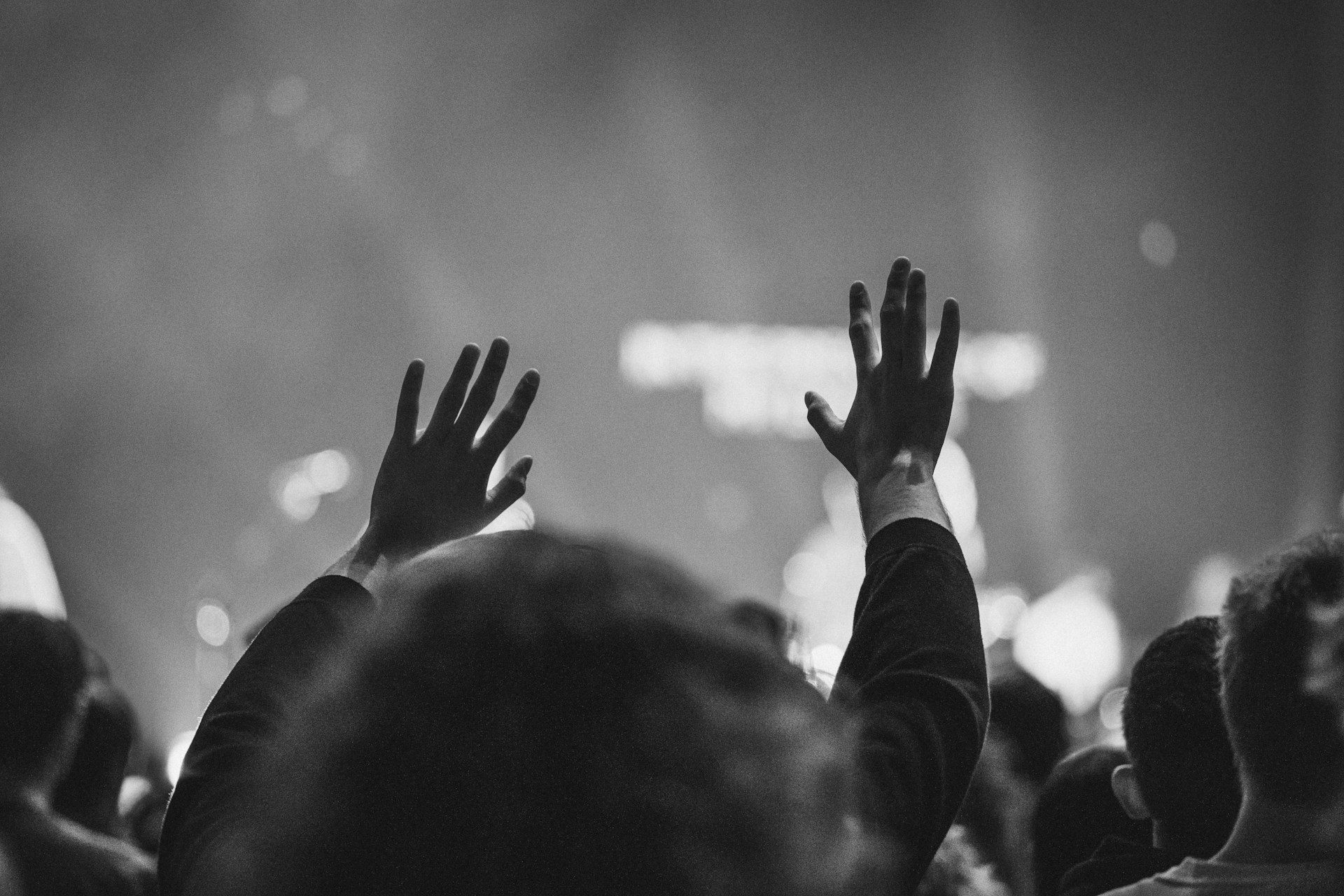 a person holding their hands up