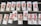 Several rows of paper tickets are arranged on a flat dark surface. Each ticket features a prominent red design with text and barcodes. The tickets are grouped in sets with handwritten labels above them, displaying numbers like '5218', '5216', and others.