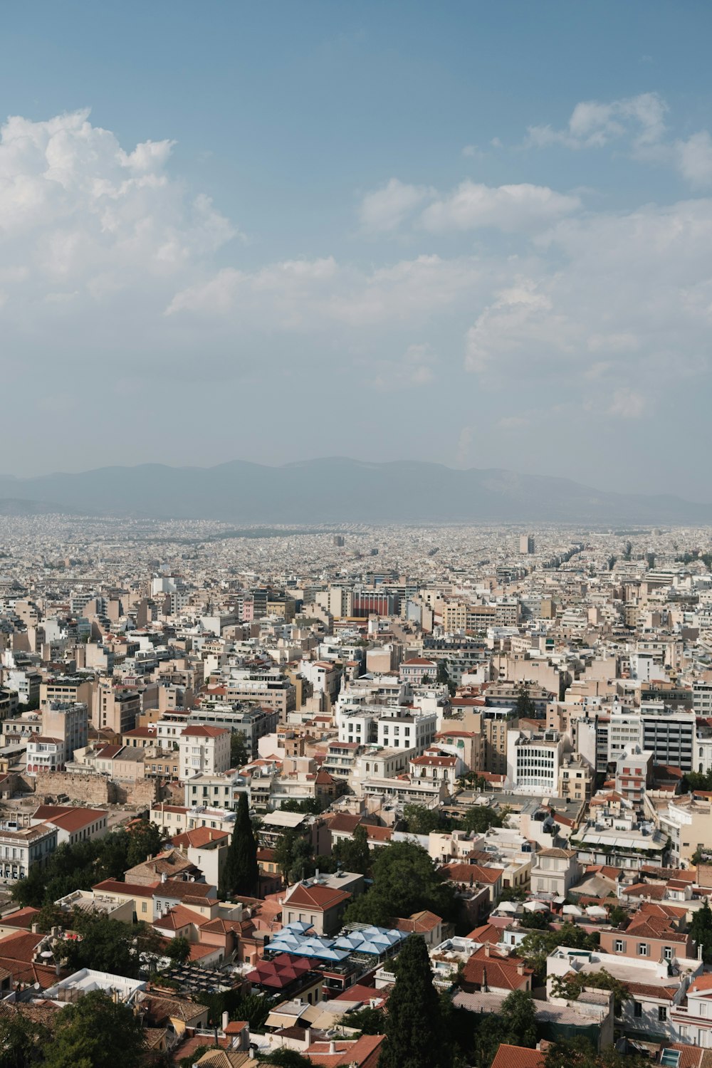 a city with many buildings