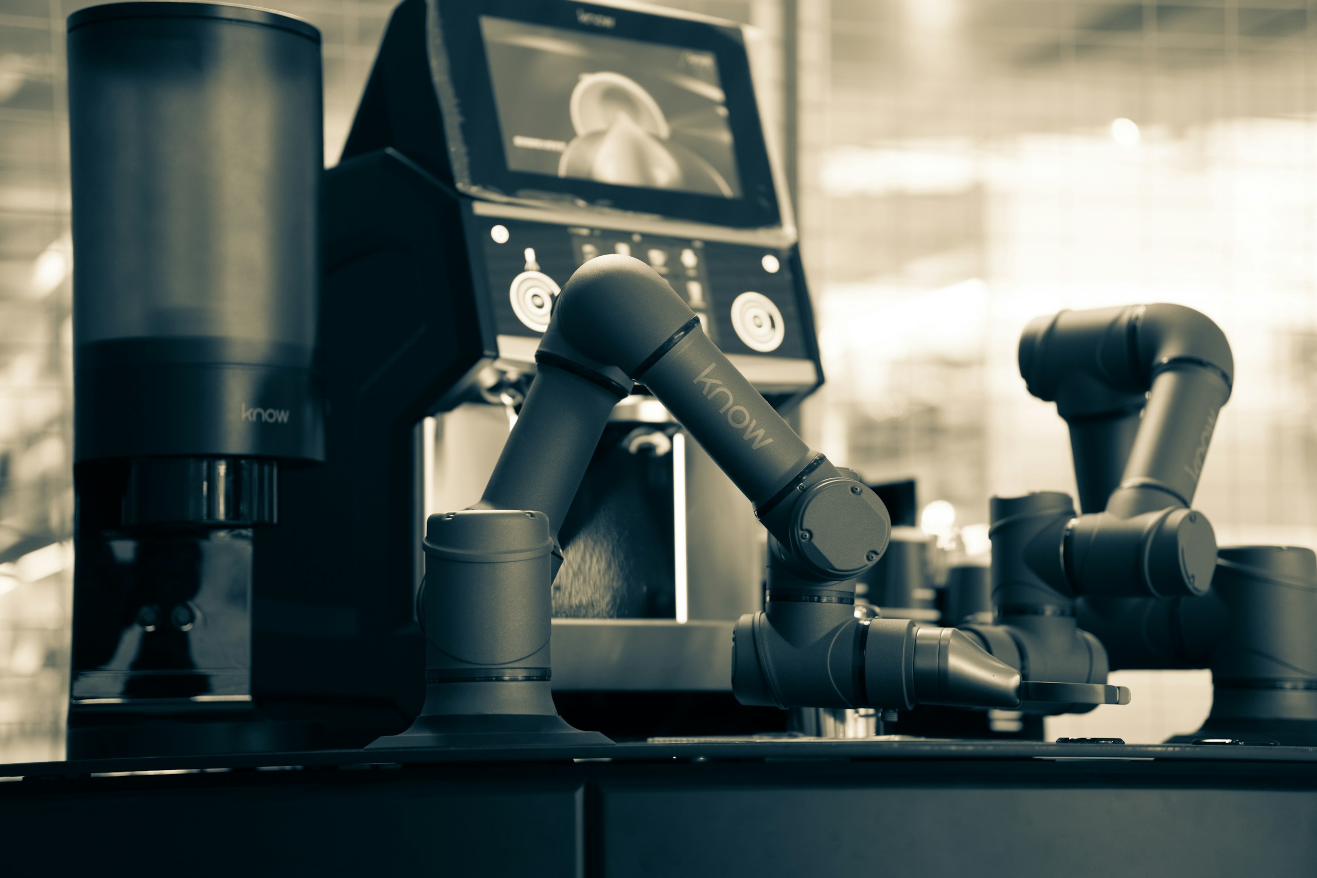 Precision microscope closeup