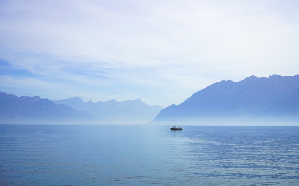 a boat in the water