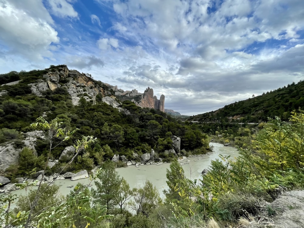 a river running through a valley