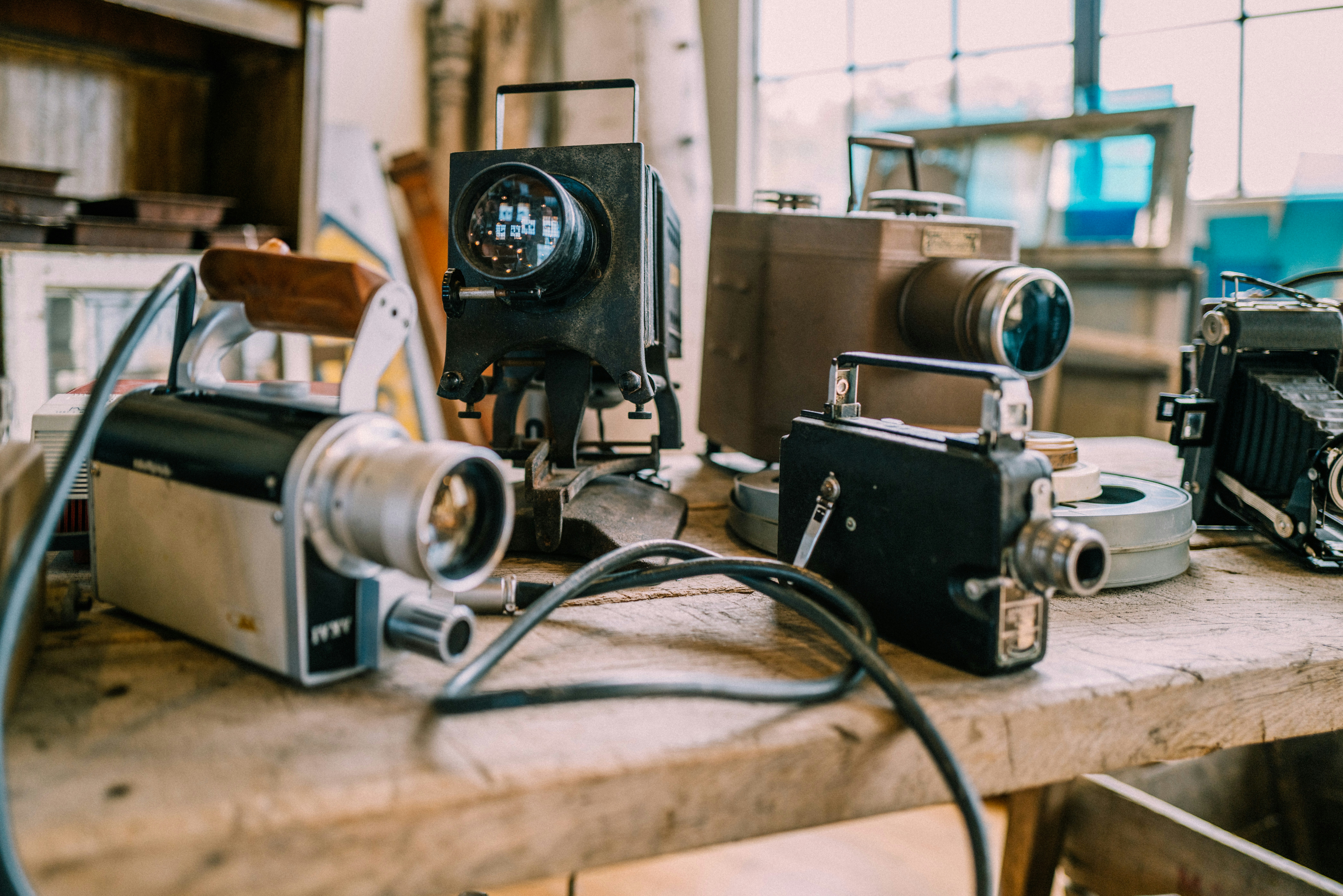 a machine on the counter