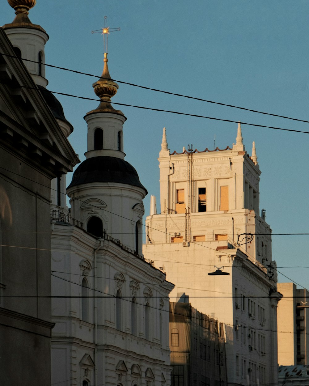 a building with a tower