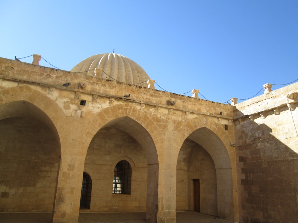 a building with a dome on top