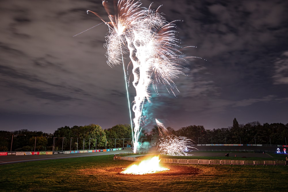 fireworks in the sky