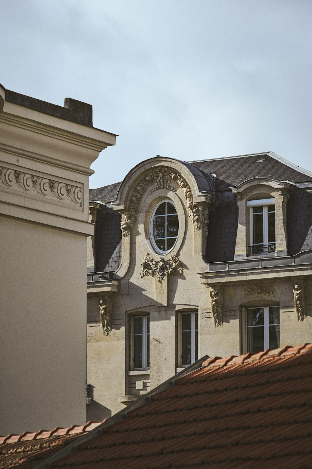 a building with a clock on it