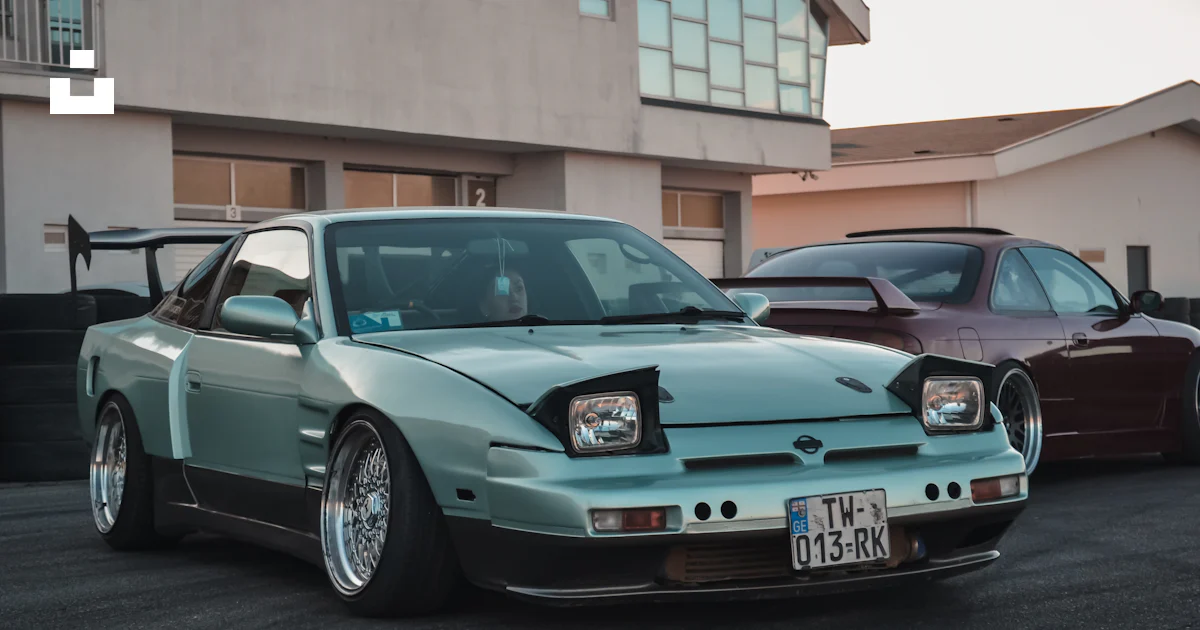 A car parked in front of a building photo – Free Rustavi racing track ...