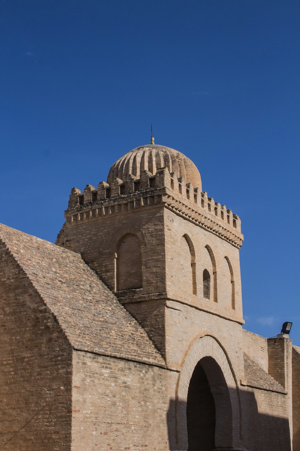 a large brick building