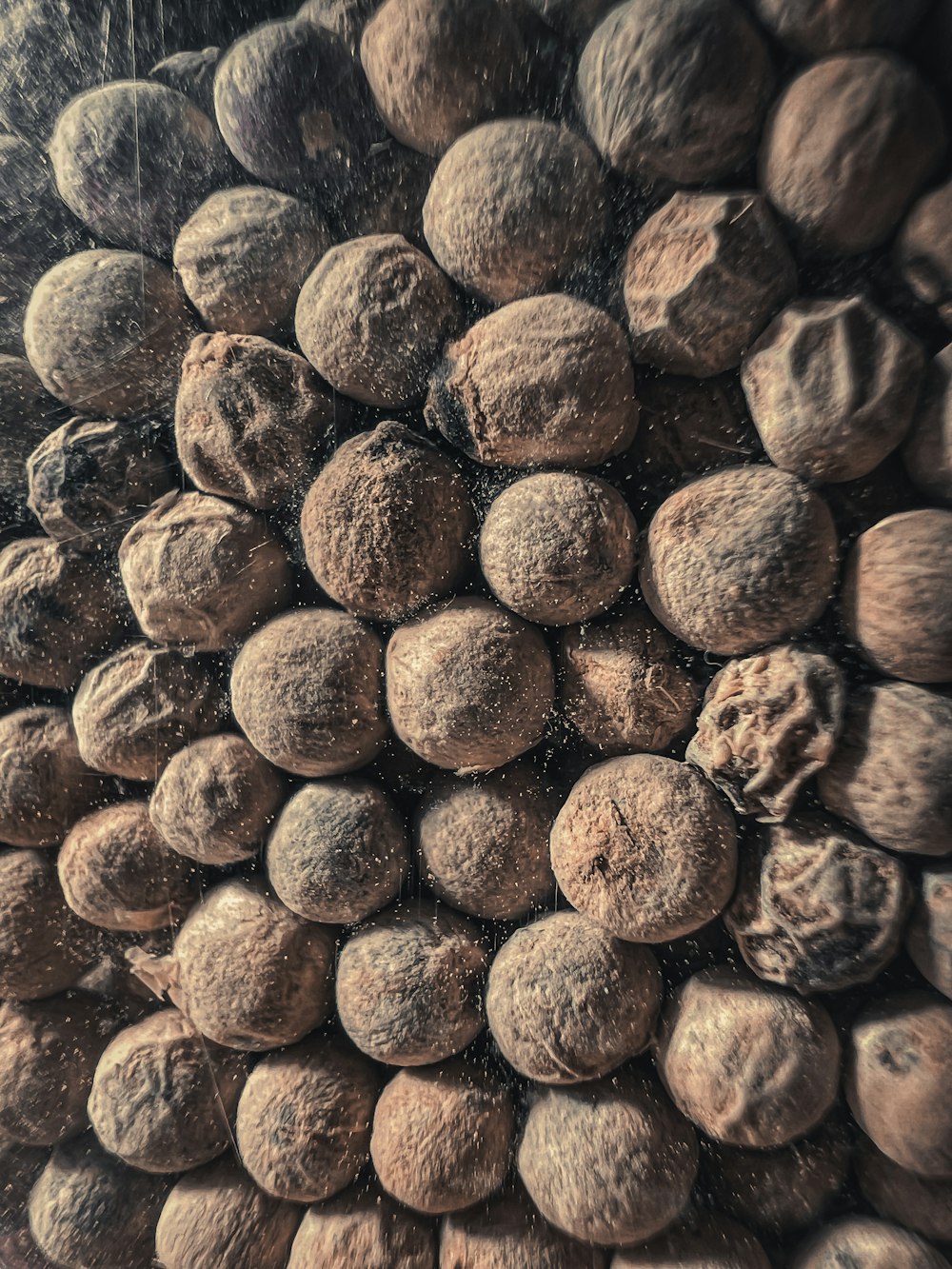 a pile of coffee beans