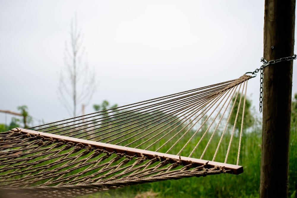 a net on a pole