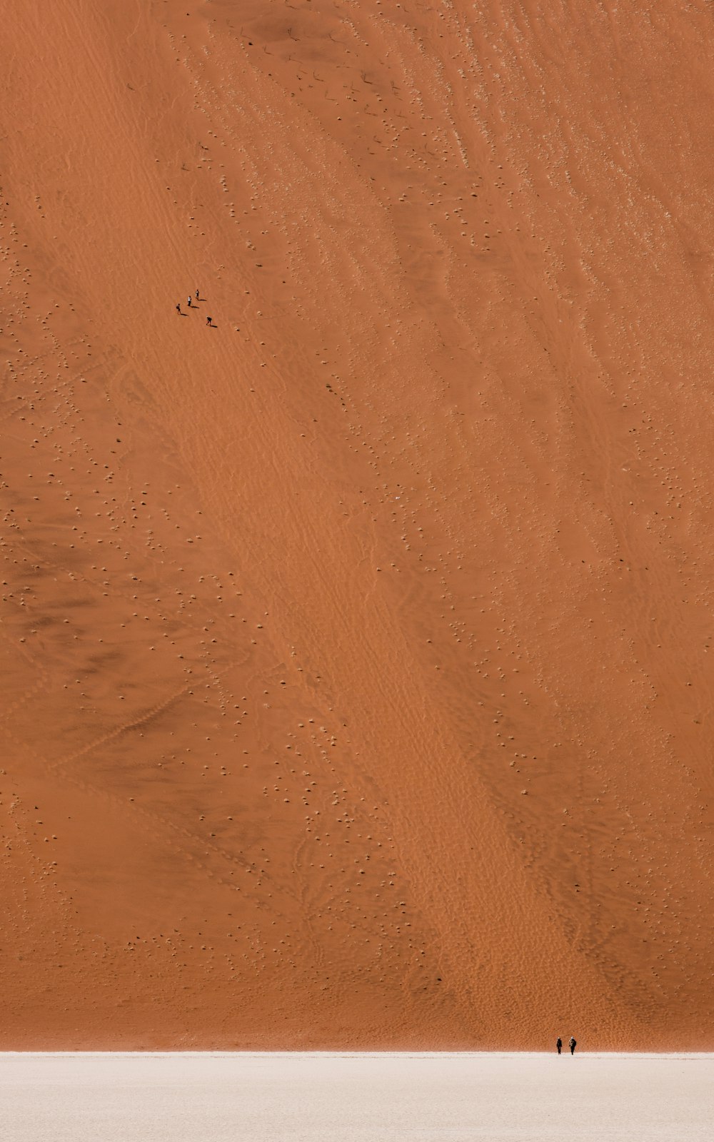 des gens marchant sur une dune de sable