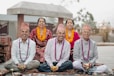 a group of people posing for a photo