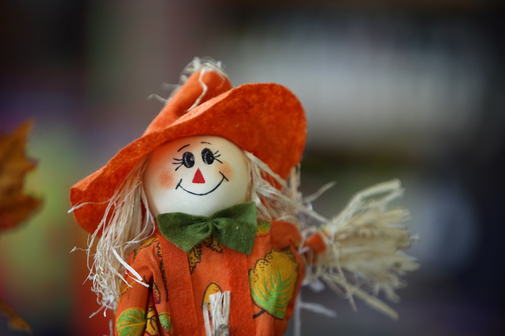 a doll with a hat
