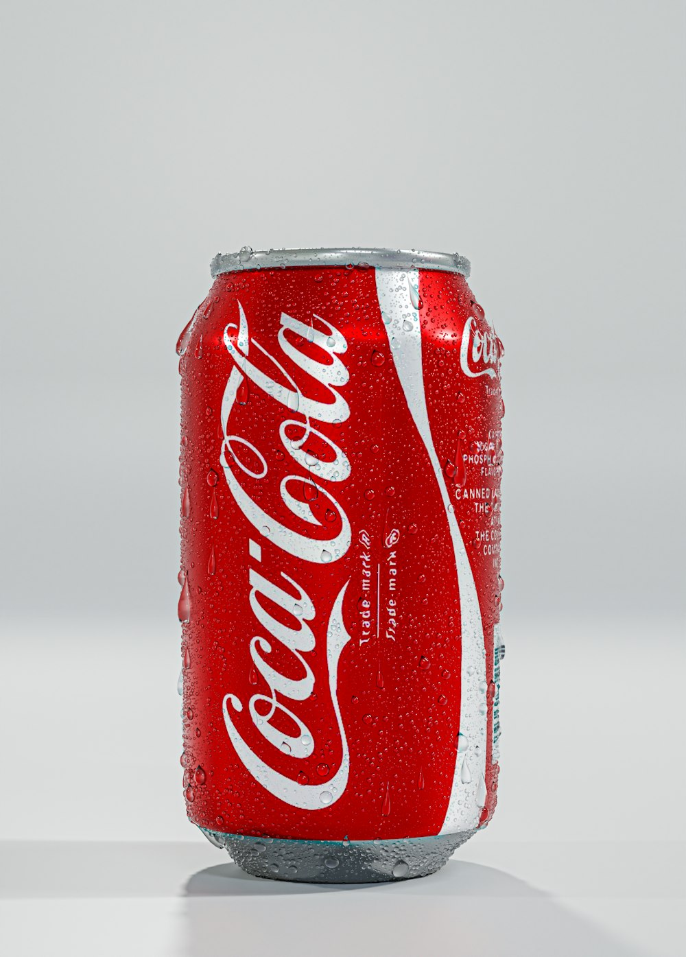 a red can of soda