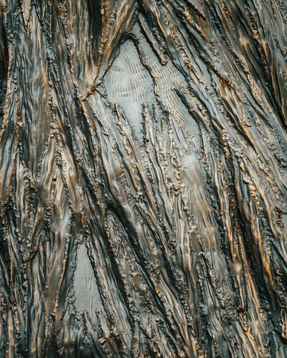 a close up of a tree trunk