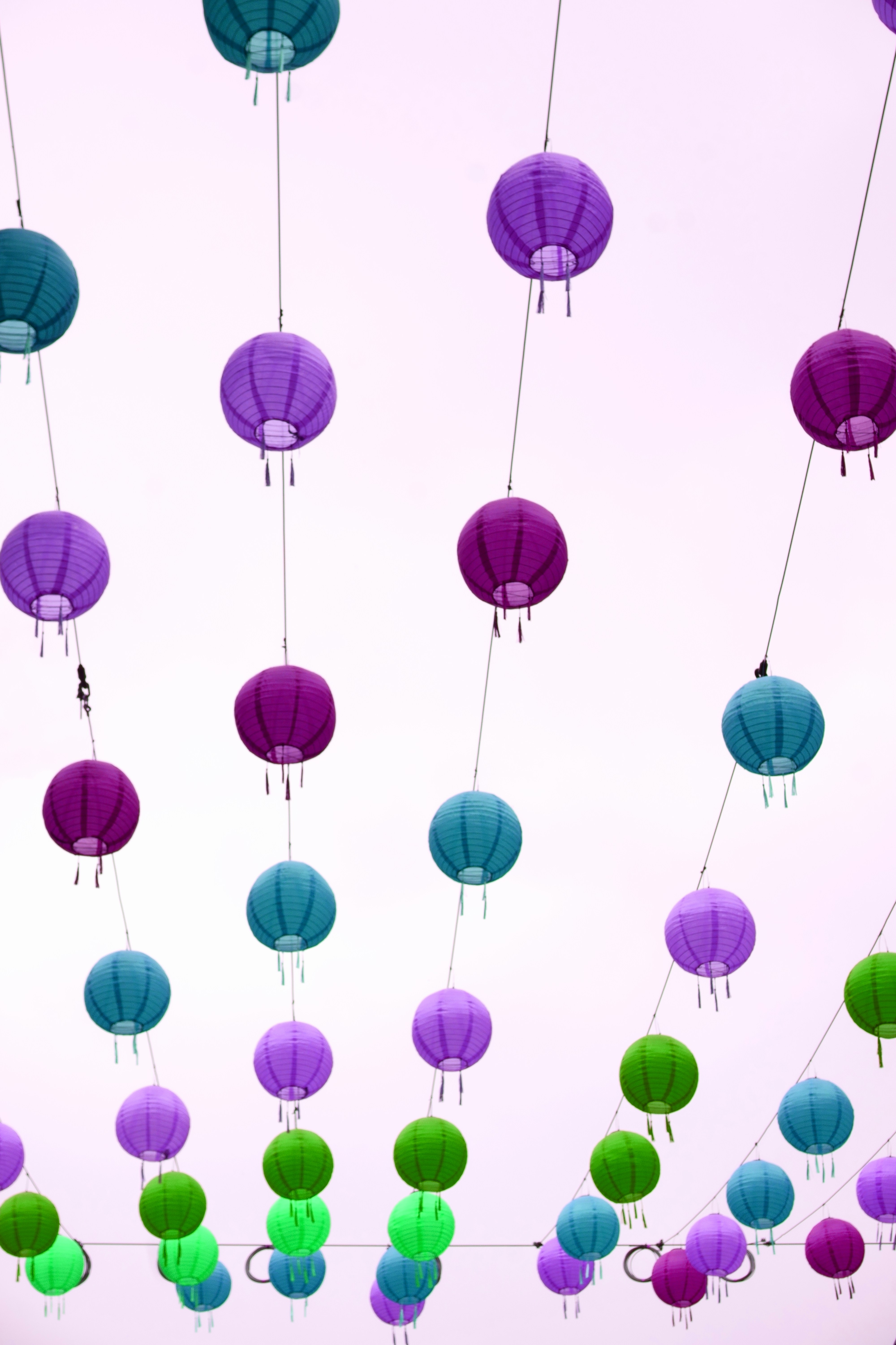 a group of balloons