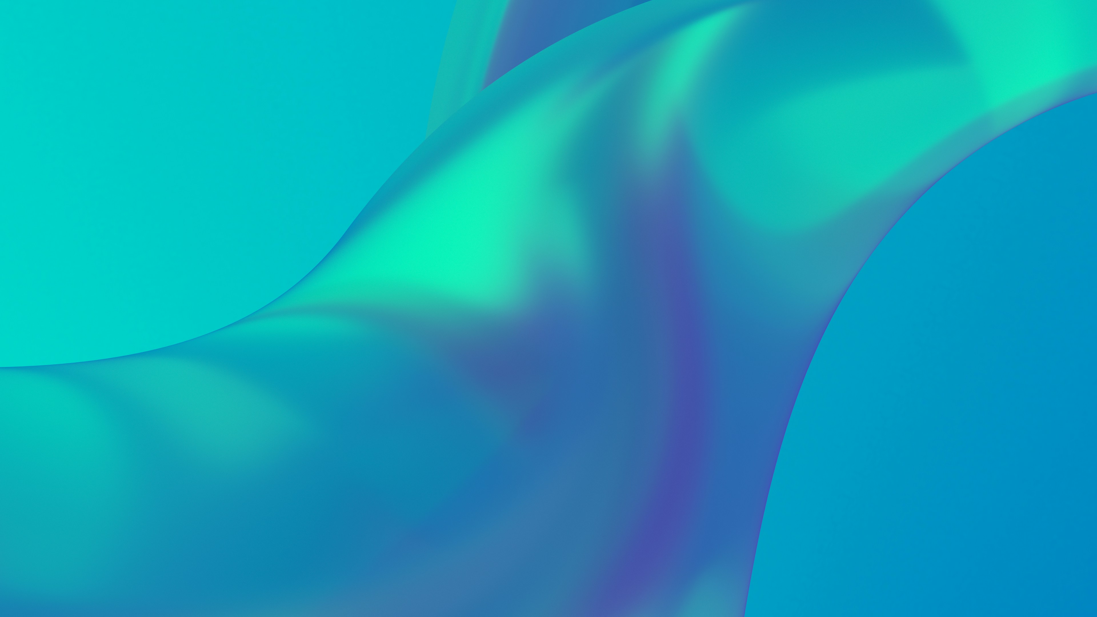 a blue and green wave