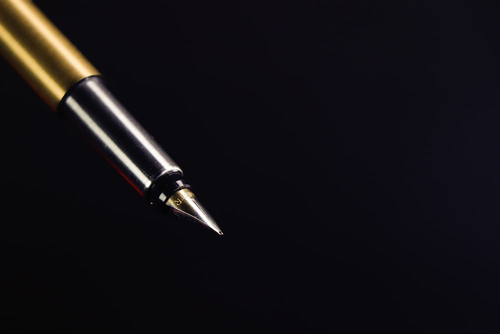 a close-up of a pen