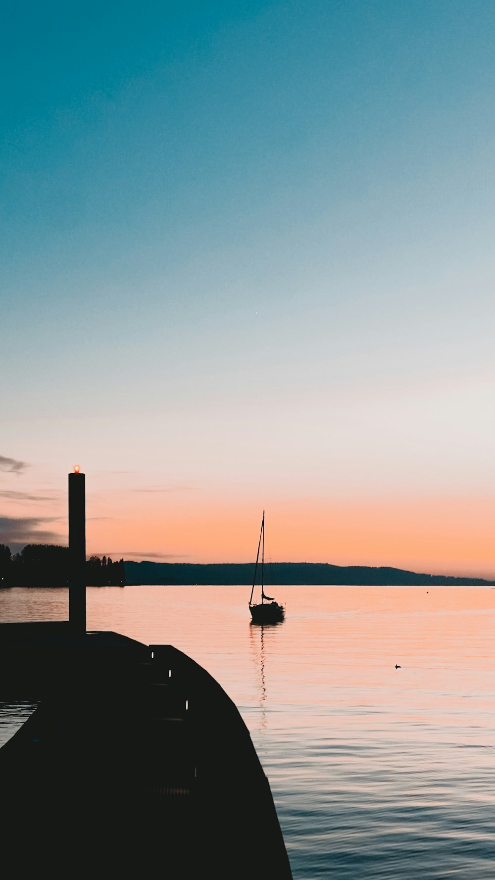 a boat in the water