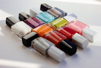 a pile of different colored bars